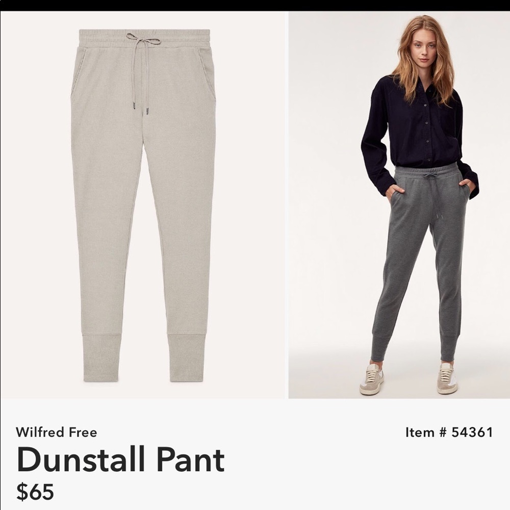 Aritzia Wilfred free joggers